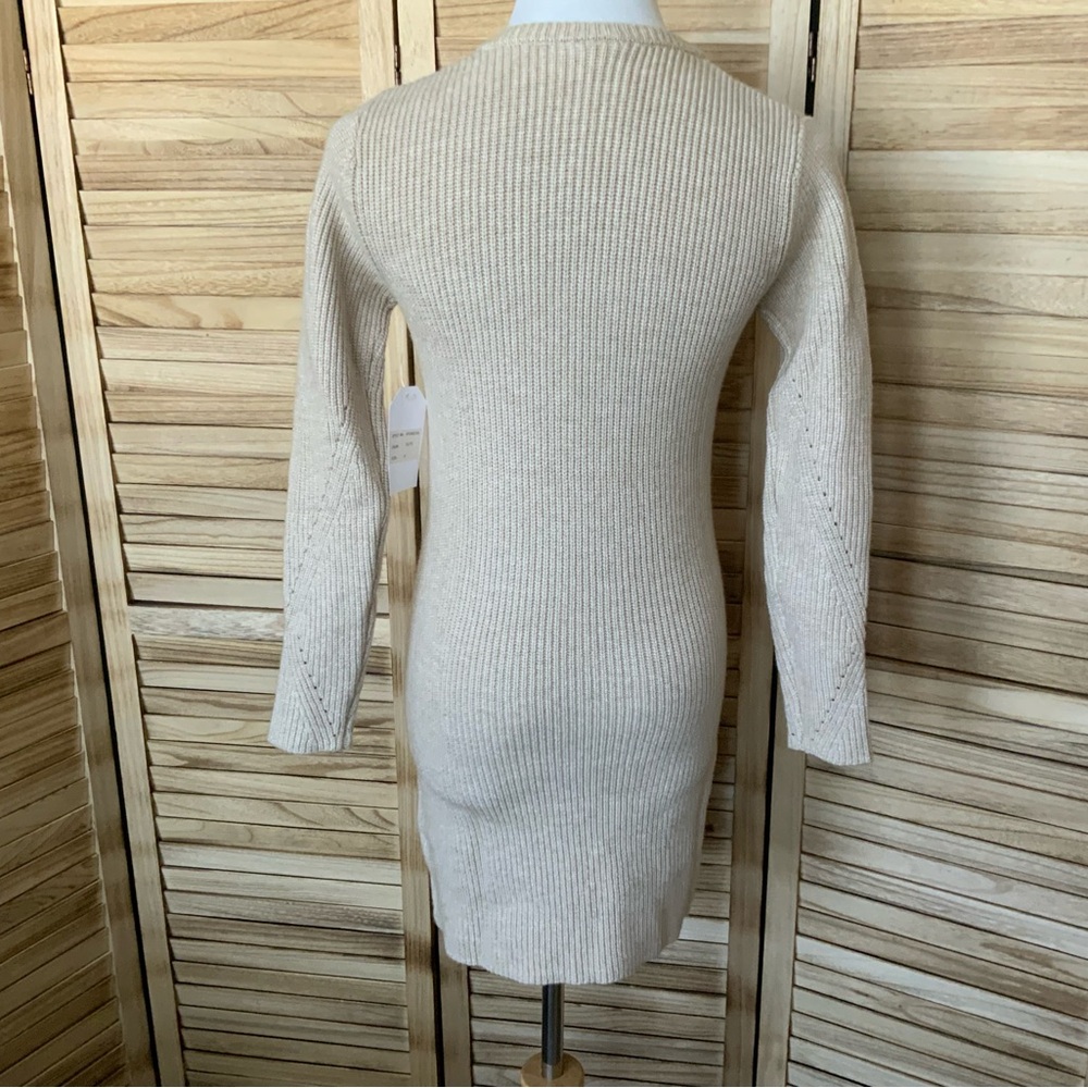 Sadie & Sage Taupe Sweater Dress Small - Picture 8 of 11